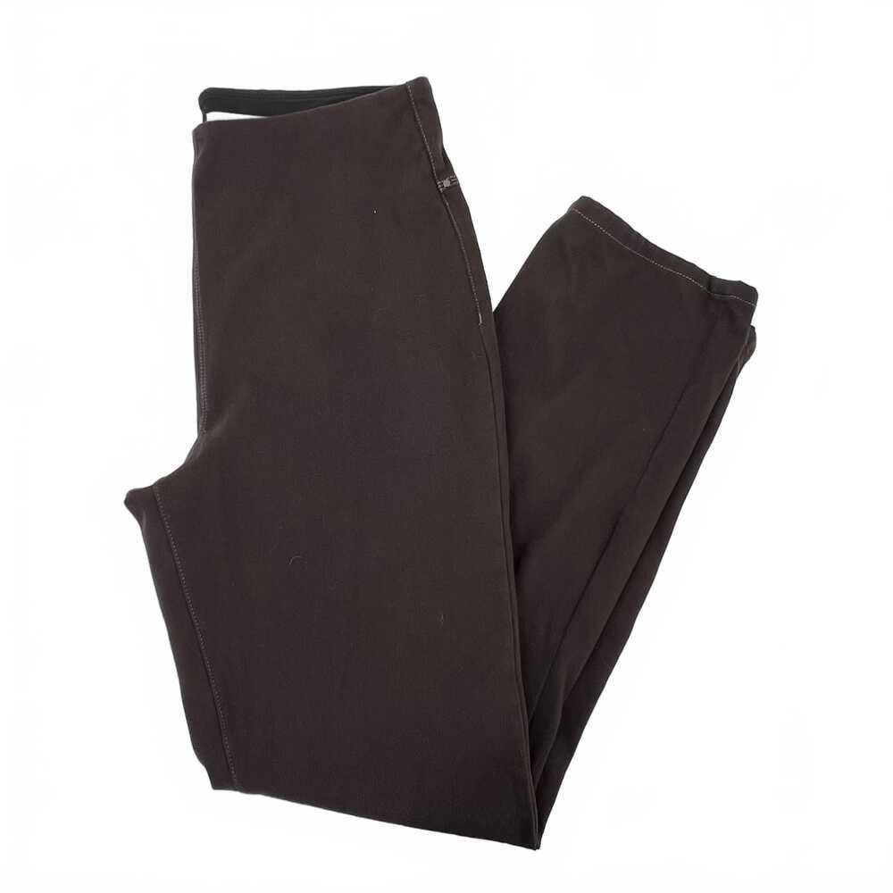 Lysse Brown Cotton Straight Leg Pants | Women’s XL Regular